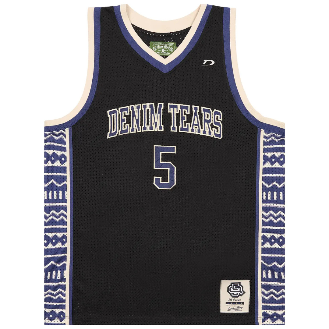 Camisa Jersey Denim Tears Game "Black" Preto