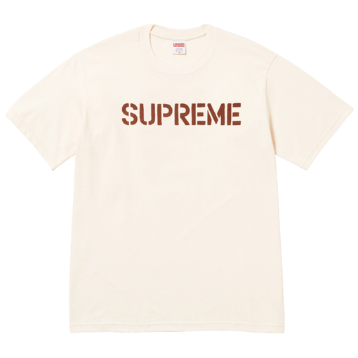 Camiseta Supreme SS26 "Hard" Creme