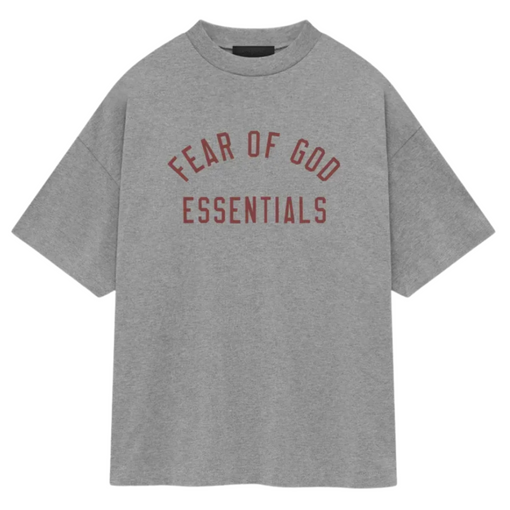 Camiseta Fear of God Essentials Jersey Crewneck Tee "Dark Heather" Cinza