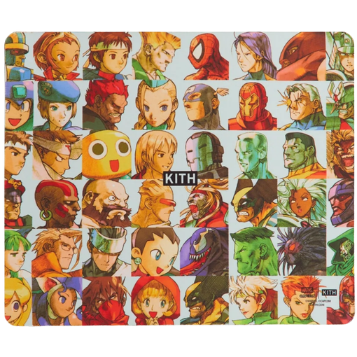 Mouse Pad Kith x Capcom Marvel vs. Capcom Collection Faces "Multicolor" Multicolorido