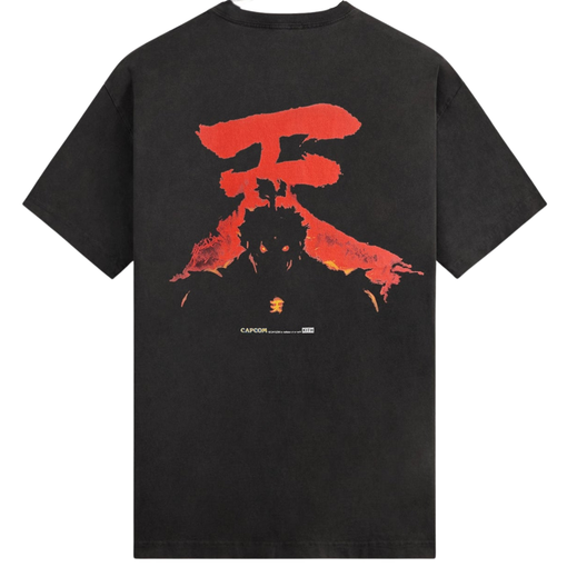 Camiseta Kith x Capcom Marvel vs. Capcom Collection Akuma Vintage "Black" Preto
