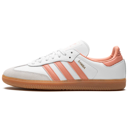 Tênis Nike adidas Samba OG Wmns "White Wonder Clay Gum" Branco