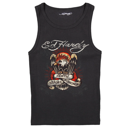 Regata Ed Hardy x Matue Death Before Dishonor Feminino "Black" Preto