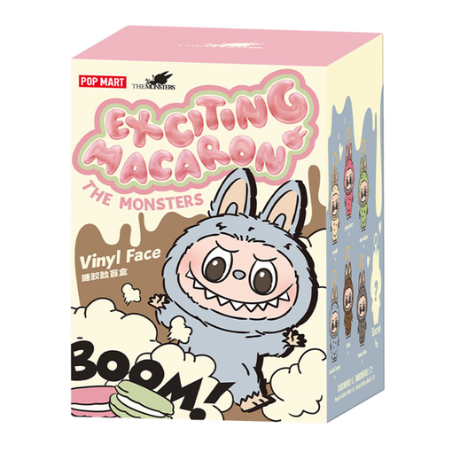 Boneco Pop Mart Labubu The Monsters "Tasty Macaron Vinyl Face" Blind Box *UNIDADE*