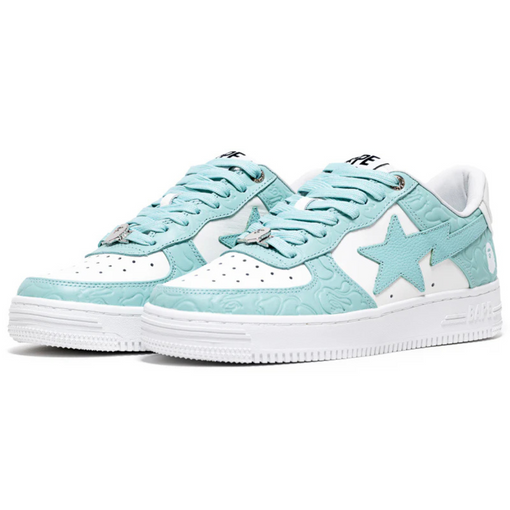 Tênis A Bathing Ape Bape Sta #4 M1 "Line Camo White Sax" Branco/Verde