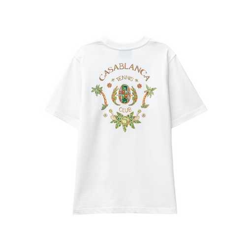 Camiseta Casablanca "Joyaux D'Afrique Tennis Club Printed" Branco