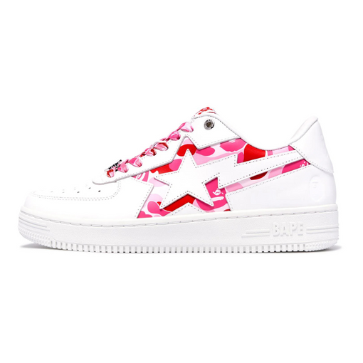 Tênis A Bathing Ape Sta "Icon ABC Camo Pink" Rosa