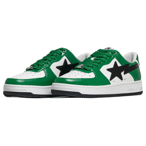 Tênis A Bathing Ape Bape Sta #3 M2 "Green/White" Verde/Branco
