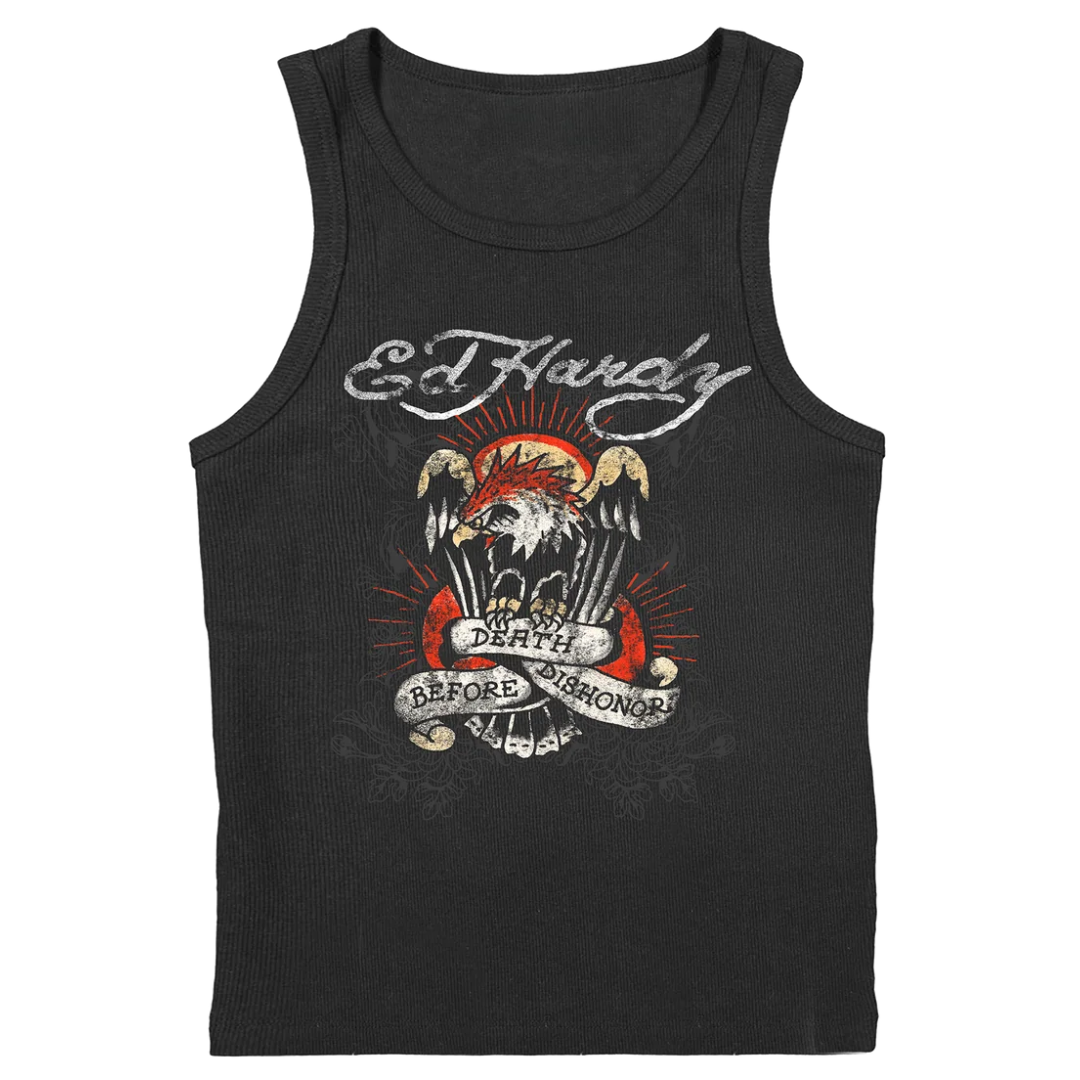 Regata Ed Hardy x Matue Death Before Dishonor Masculino "Black" Preto