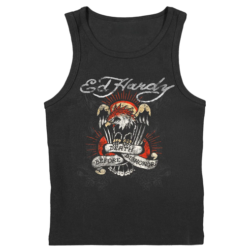 Regata Ed Hardy x Matue Death Before Dishonor Masculino "Black" Preto