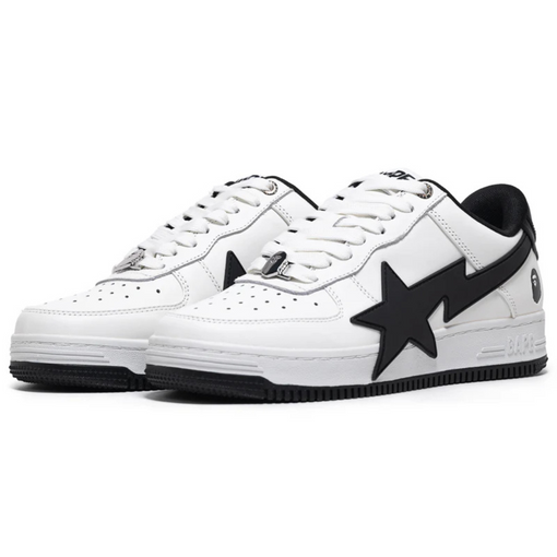 Tênis A Bathing Ape Bape Sta "OS #2" Branco/Preto