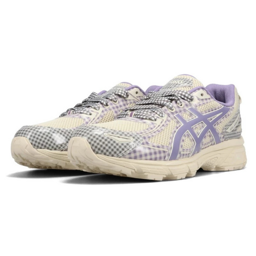 Tênis Asics Gel-Venture 6 x Story mfg. "Vanilla Violet Quartz Gingham" Roxo
