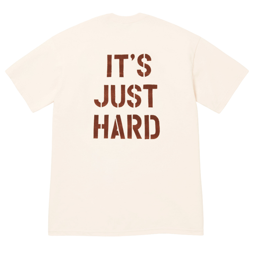 Camiseta Supreme SS26 "Hard" Creme