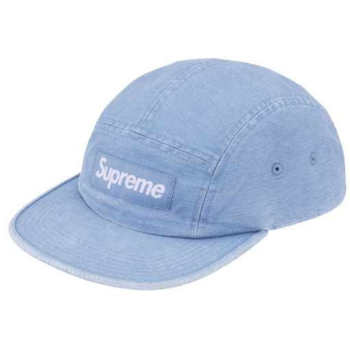 Boné Supreme SS26 "Canvas Camp Cap" Azul Claro