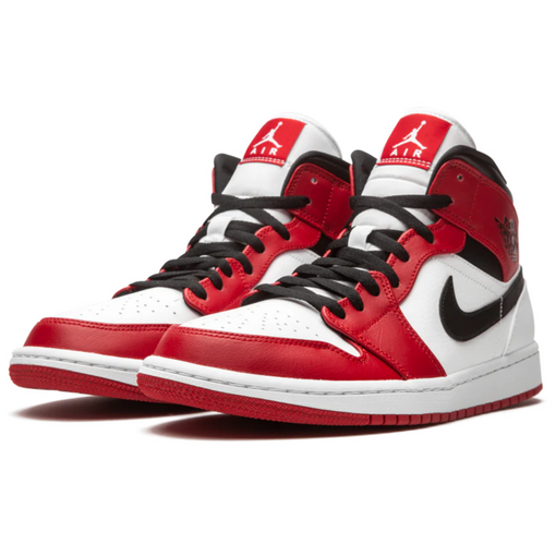 Tênis Nike Air Jordan 1 Mid "Chicago 2020" Branco/Vermelho