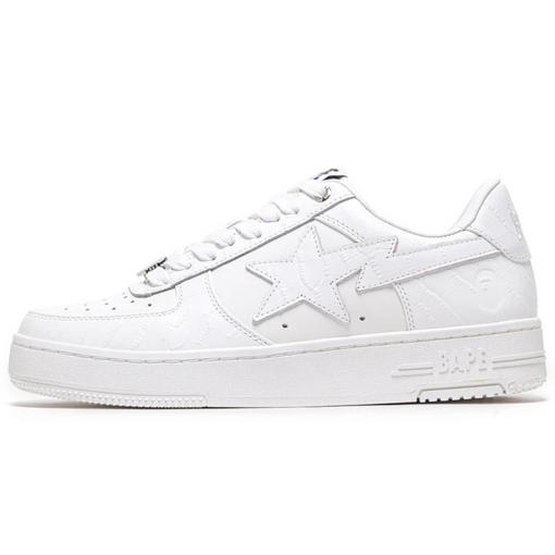 Tênis A Bathing Ape Bape Sta #3 "White" Branco