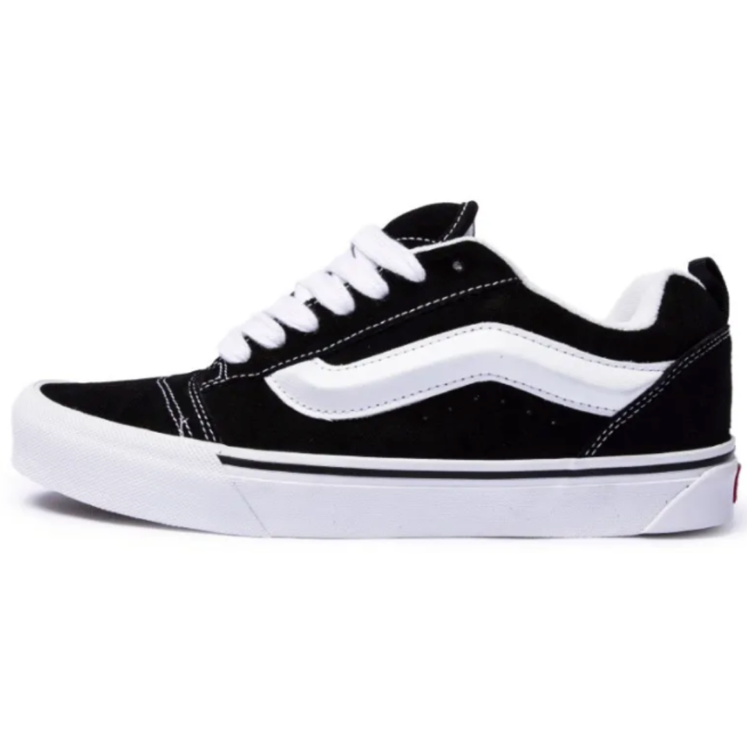 Tênis Vans Knu Skool "Black White" Preto/Branco