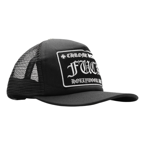 Boné Chrome Hearts "CH Hollywood Trucker Hat" Preto