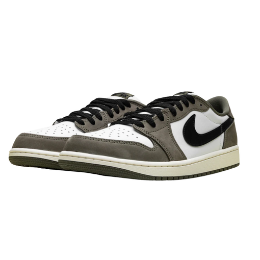 Tênis Jordan 1 Retro Low "Medium Olive Summit White Sail Black" Verde
