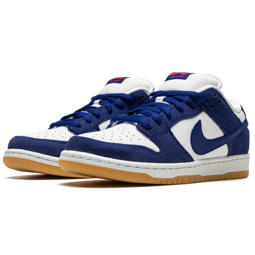 Tênis Nike SB Dunk Low "Los Angeles Dodgers" Branco/Azul
