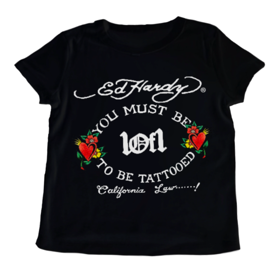 Camiseta Exclusiviist 1of1 x Ed Hardy "N1rvana" Preto