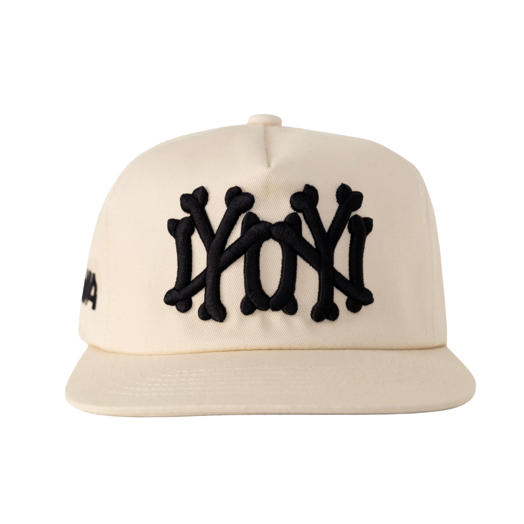 Boné oMA NY NY Bones "Cream" Bege