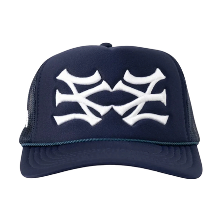 Boné Oma Design "NY NY Trucker" Azul Marinho