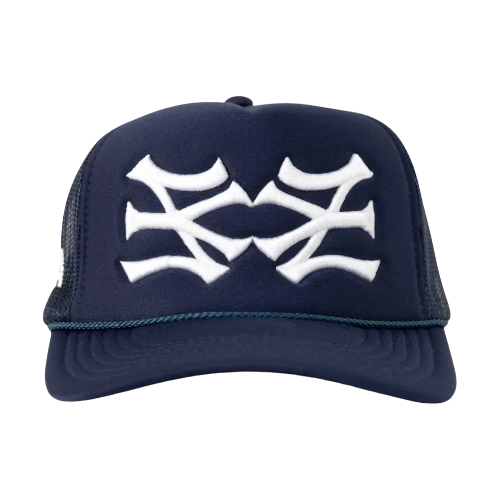 Boné Oma Design "NY NY Trucker" Azul Marinho