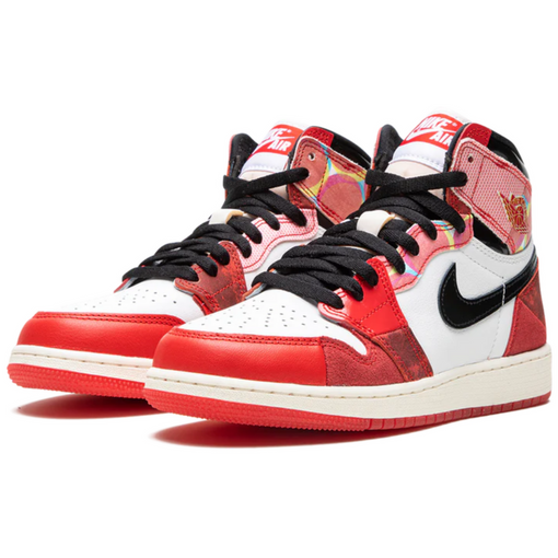 Tênis Nike Air Jordan 1 Retro High OG GS "Spider-Man Across the Spider-Verse" Vermelho/Branco