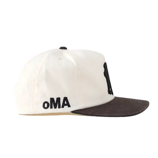 Boné Oma Design NY NY Bones Hat "Cookie & Cream" Creme/Marrom