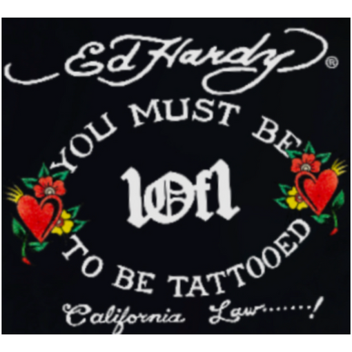 Camiseta Exclusiviist 1of1 x Ed Hardy "N1rvana" Preto