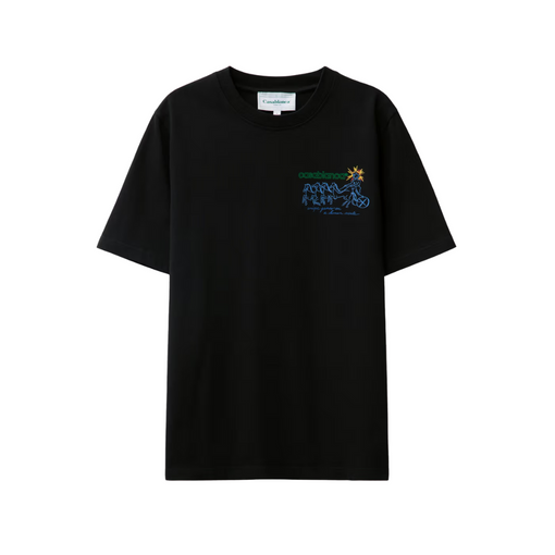 Camiseta Casablanca "Pentathlon Screen Printed " Preto