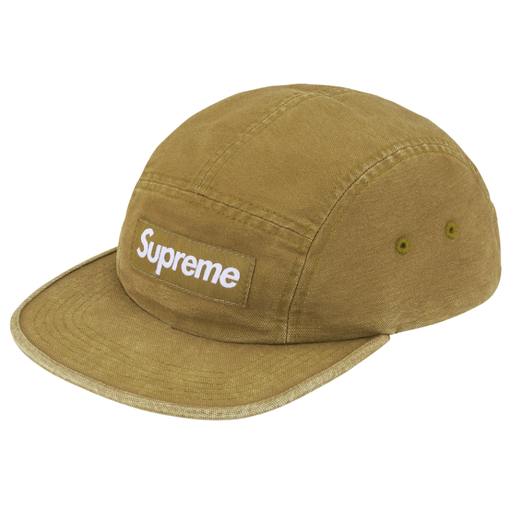 Boné Supreme SS26 "Canvas Camp Cap" Verde Oliva