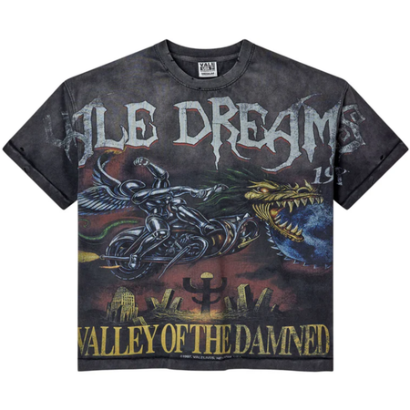 Camiseta Vale Forever Ride The Dragon "Grey" Cinza Estonado