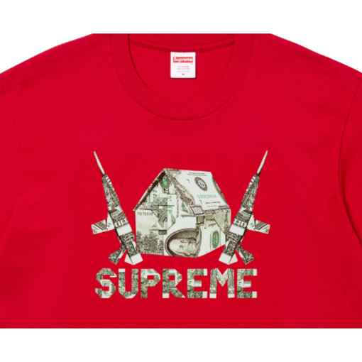 Camiseta Supreme SS26 "Origami" Vermelho