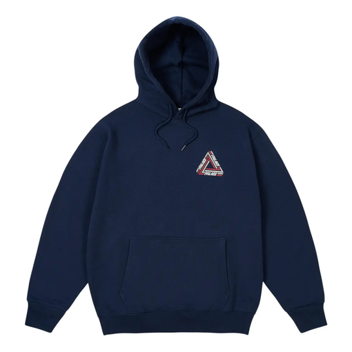 Moletom Palace Tri-Line FW24 "Navy" Azul Marinho