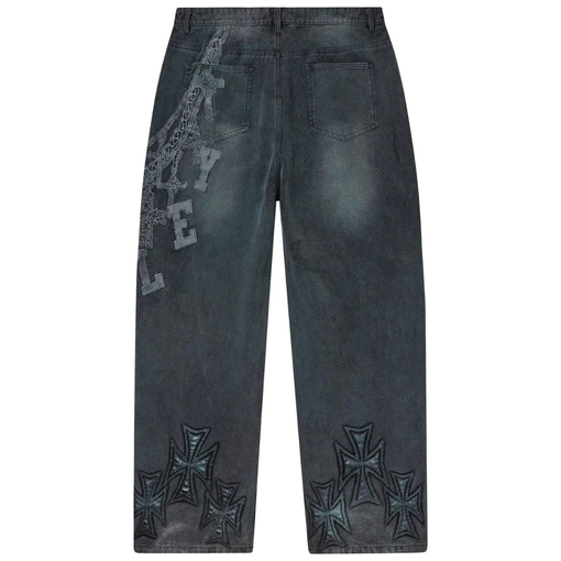 Calça Vale Forever Icon Chain Painters "Asphalt" Preto
