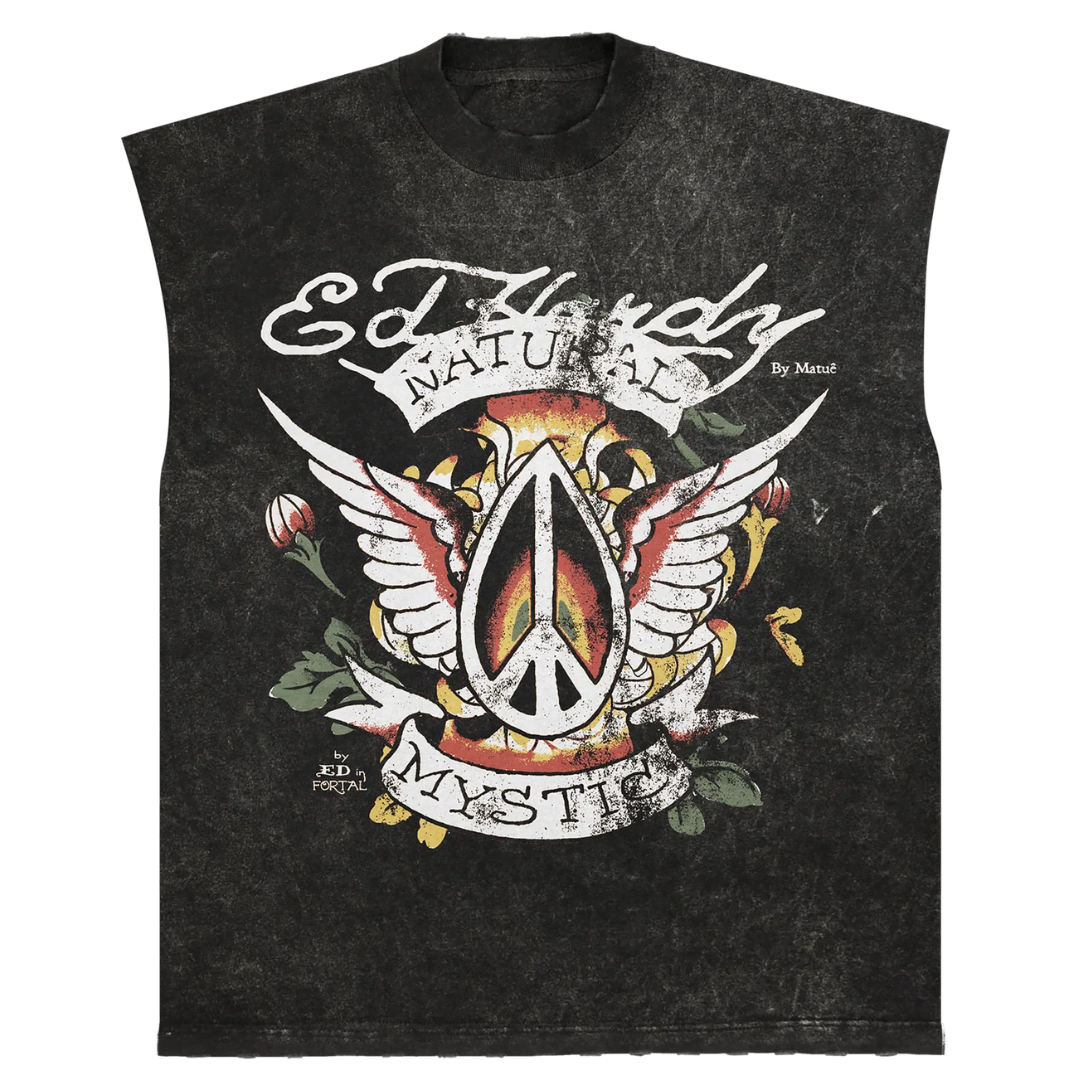 Regata Ed Hardy x Matue Natural Mystic "Grey" Cinza Estonado