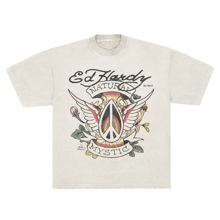 Camiseta Ed Hardy x Matue Natural Mystic "Off-White" Branco