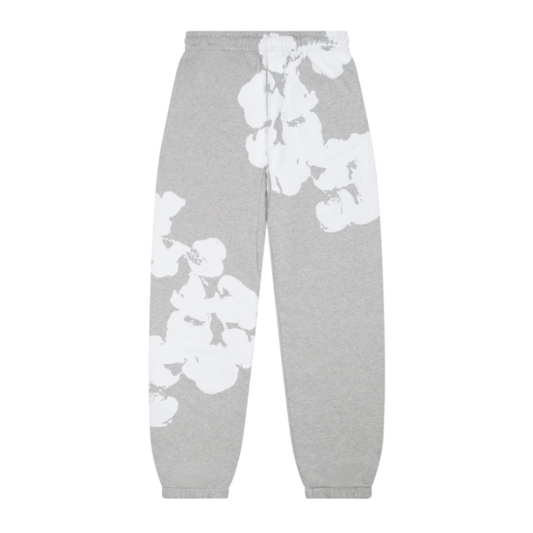 Calça Denim Tears Big Cotton Wreath Sweatpants "Grey" Cinza