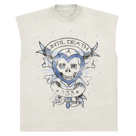 Regata Ed Hardy x Matue Until Death "Off-Whitre" Branco
