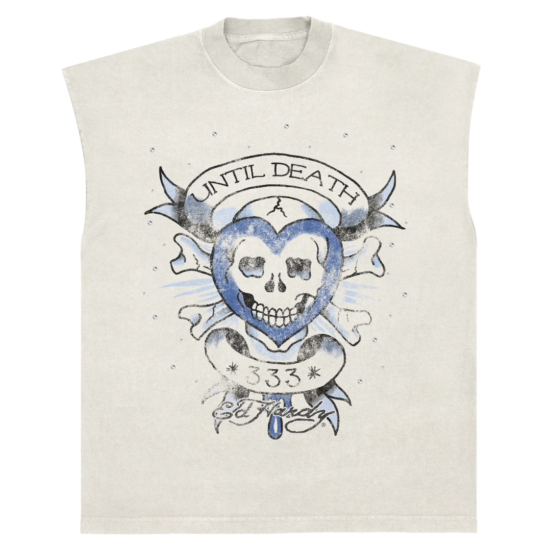Regata Ed Hardy x Matue Until Death "Off-Whitre" Branco