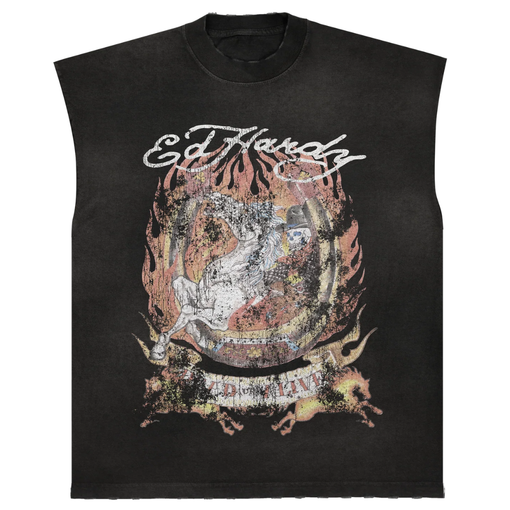 Regata Ed Hardy x Matue Horse "Black" Preto