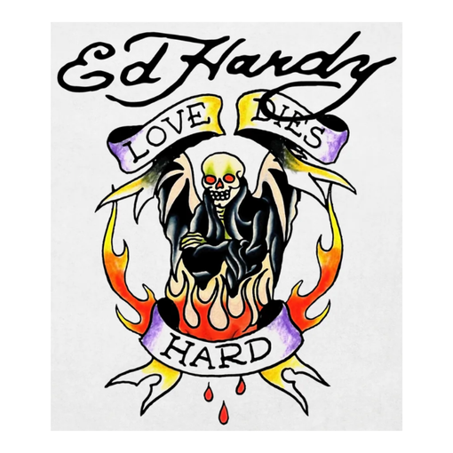 Regata Ed Hardy Love Dies Hard "White" Branco