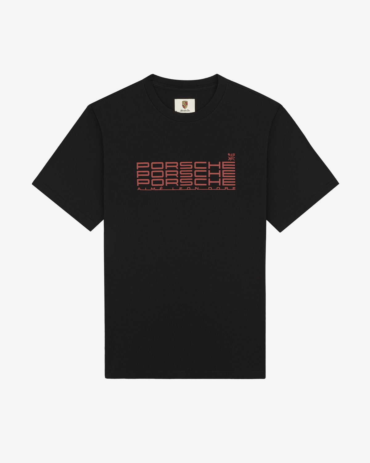 Camiseta Aimé Leon Dore x Porsche Racing "Jet Black" Preto