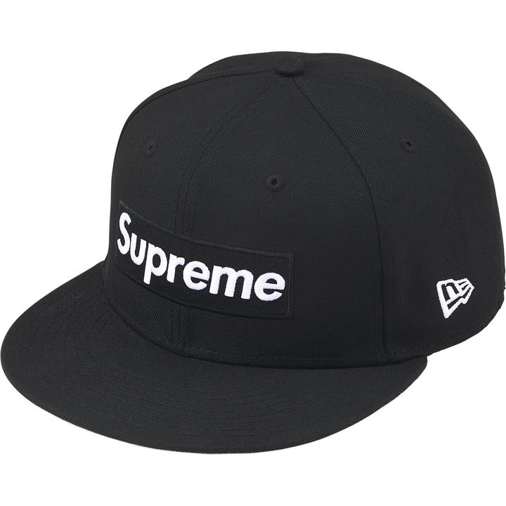 Boné Supreme x New Era x MLB Teams Box Logo FW25 "Black - Chicago White Sox" Preto