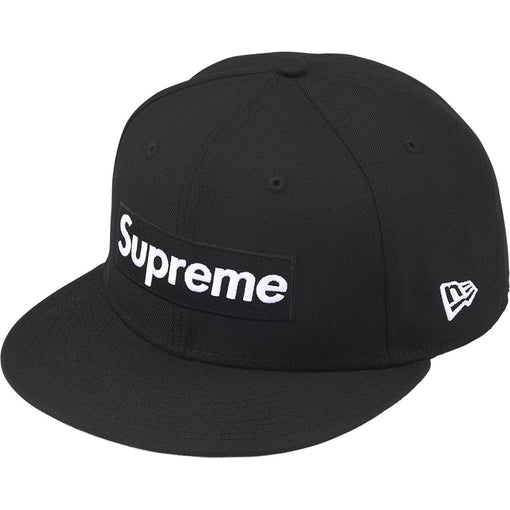 Boné Supreme x New Era x MLB Teams Box Logo FW25 "Black - Chicago White Sox" Preto