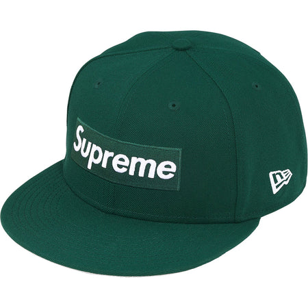 Boné Supreme x New Era x MLB Teams Box Logo FW25 "Dark Green - Oakland As" Verde