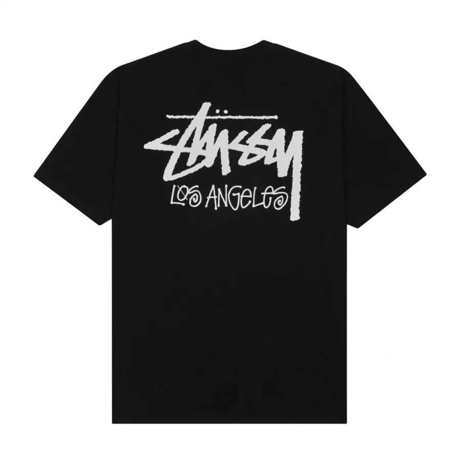 Camiseta Stussy Stock Los Angeles "Black" Preto