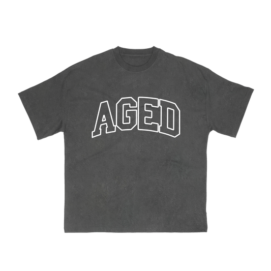 Camiseta Aged Archive "Classic Tee" Cinza/Branco 2400